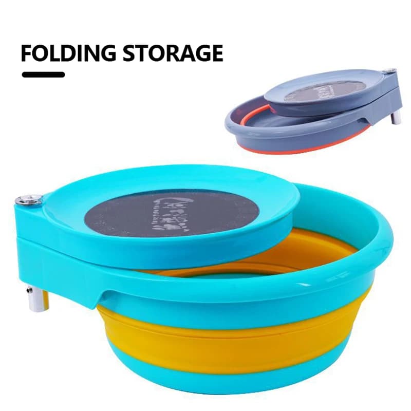 Large tray for fishing bait folding tool for fishing gear in Silicone arrange bag for fishing baits to the carp equipment for flat storage box basin XA124G