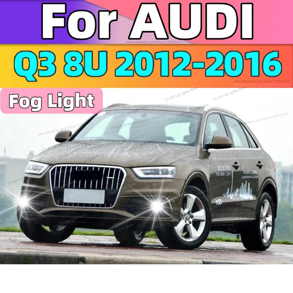 2 pz 6000 K LED Fendinebbia Anteriore Canbus Auto Luce Blub Per AUDI Q3 8U 2012 2013 2014 2015 2016 Accessori Auto