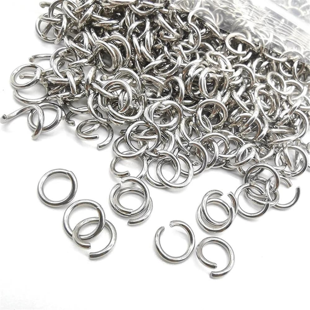 Cordial 2000-10000 pieces stainless steel split jump rings for results and components of DIY jewelry single ring open rings # 195343
