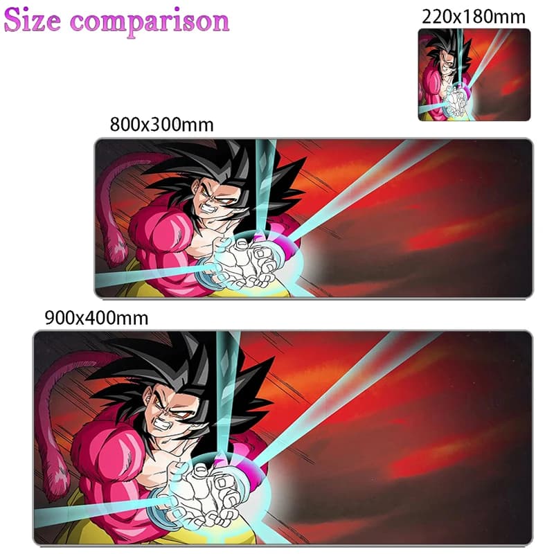 Tappetino per mouse DBZ Dragon Ball Z Anime, accessori da gaming, tappetino da scrivania per tastiera Varmilo, tappeto per gabinete gamer, tappetino per mouse.