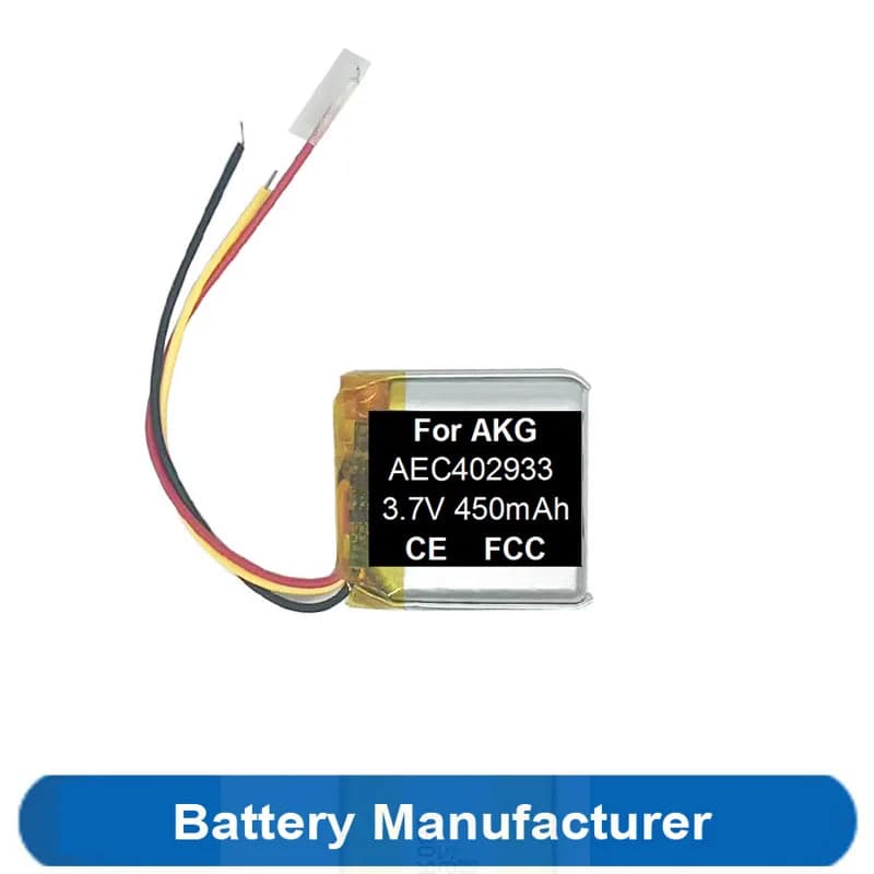 450 mAh AEC402933 Battery for AKG N60 NC N60NC