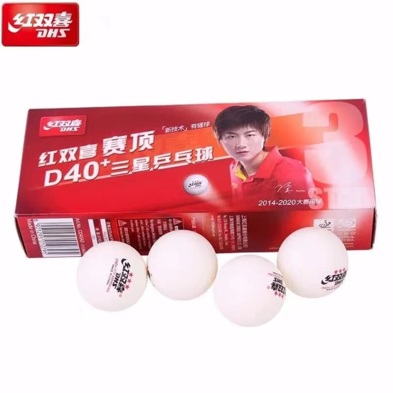 Originale DHS 3 Star D40 + pallina da Ping Pong palline in ABS con cucitura a 3 stelle palline da Ping Pong in plastica a 3 stelle approvate ITTF