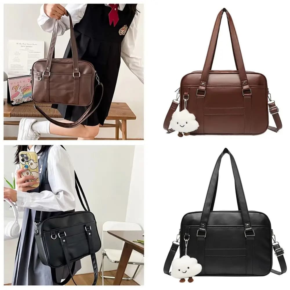Borsa a tracolla JK in stile giapponese Borsa a tracolla in pelle PU Borse semplici Borsa a tracolla Borsa singola Itabag per studentesse