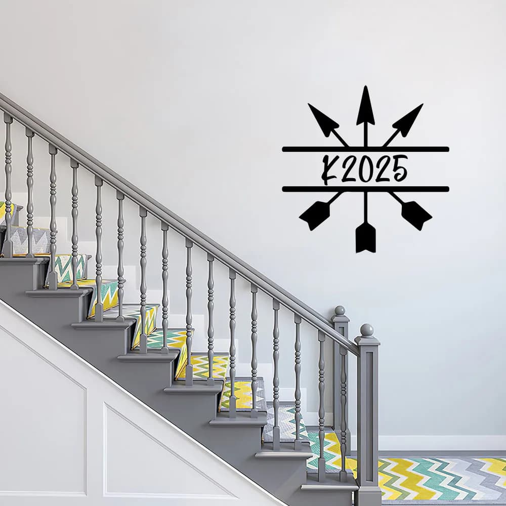 1PC NEW Arrow Personalized Text Wall Stickers Modern Wall Sticker Home Decor Sticker Mural