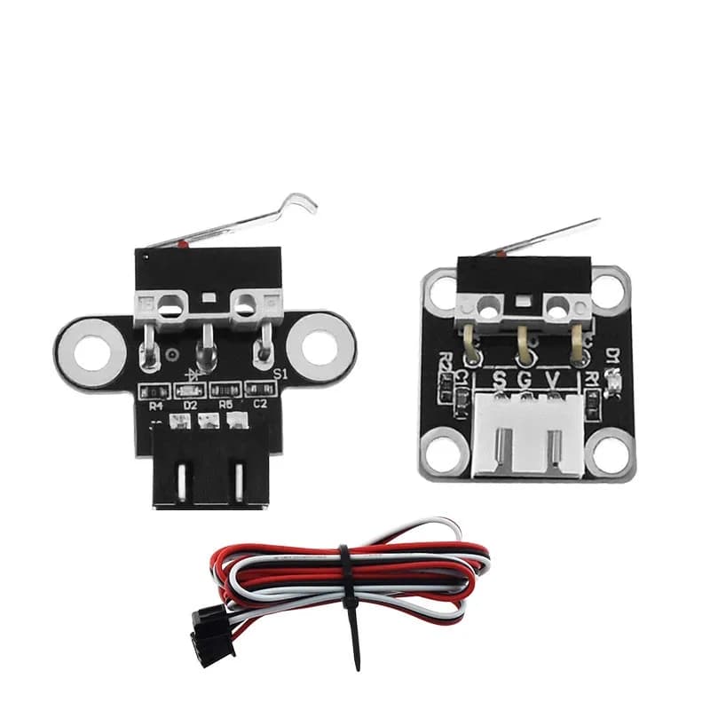 Mechanical 3D Printer Finish: Horizontal terminal block with light stroke and wires recovery