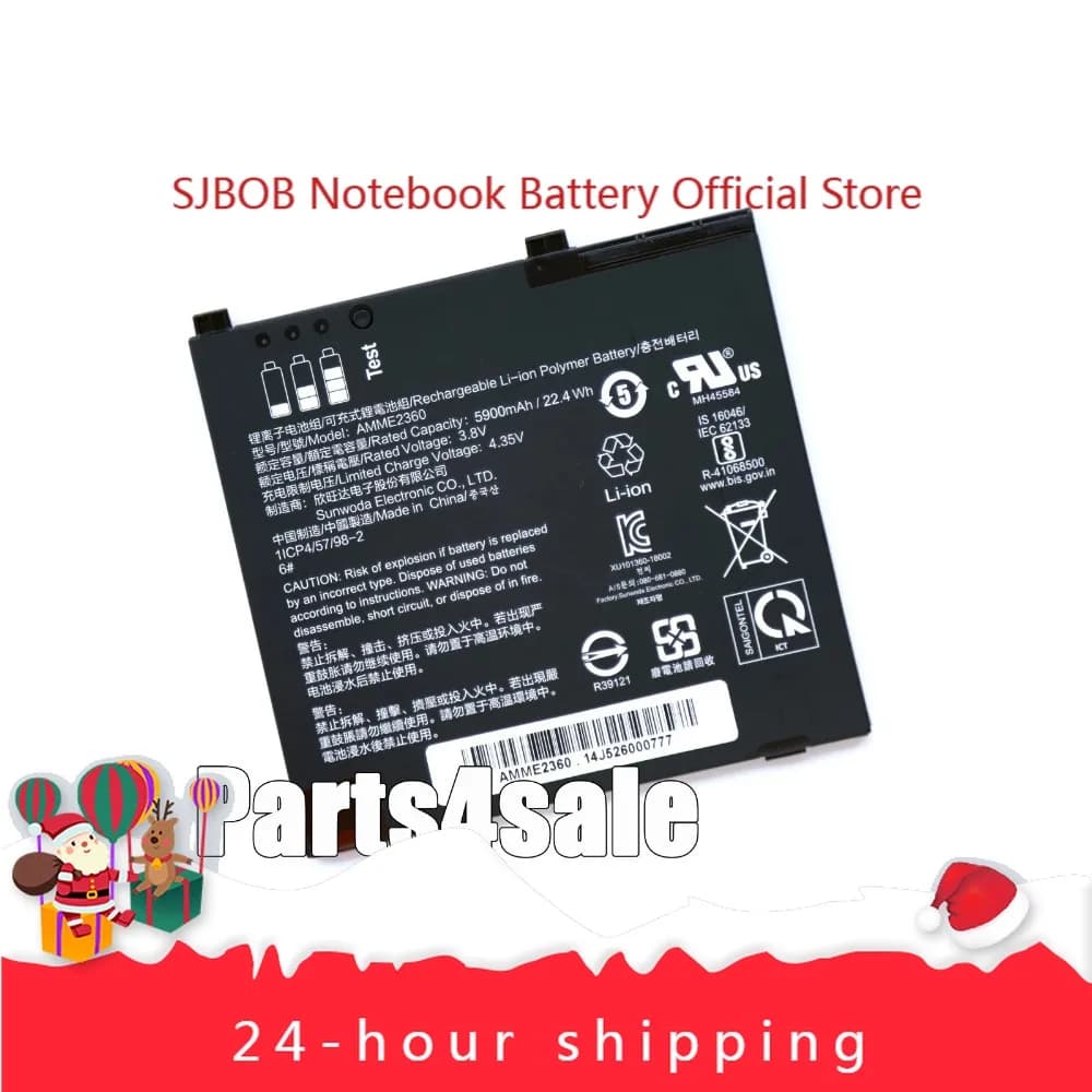 AMME2360 Batteria per Zebra ET50 ET50NE-W22E ET55 ET55AE-W22E Batteria per laptop tablet