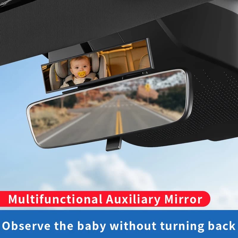 Car Safety View Back Seat Mirror Baby Pet Car Mirror Infant Facing Rear Ward Child Care Safety Kids Monitor Car Rearview Mirror