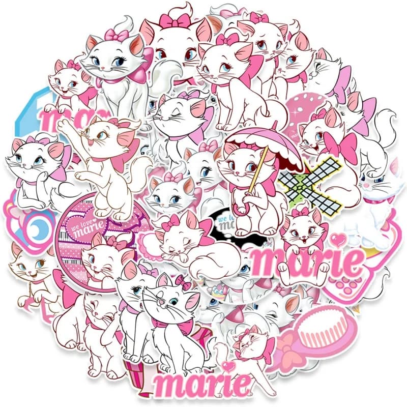 Palloncino a tema Marie Cat Forniture per feste di compleanno per ragazze Decorazione per baby shower Giocattolo per palloncini per bambini in lamina di lattice