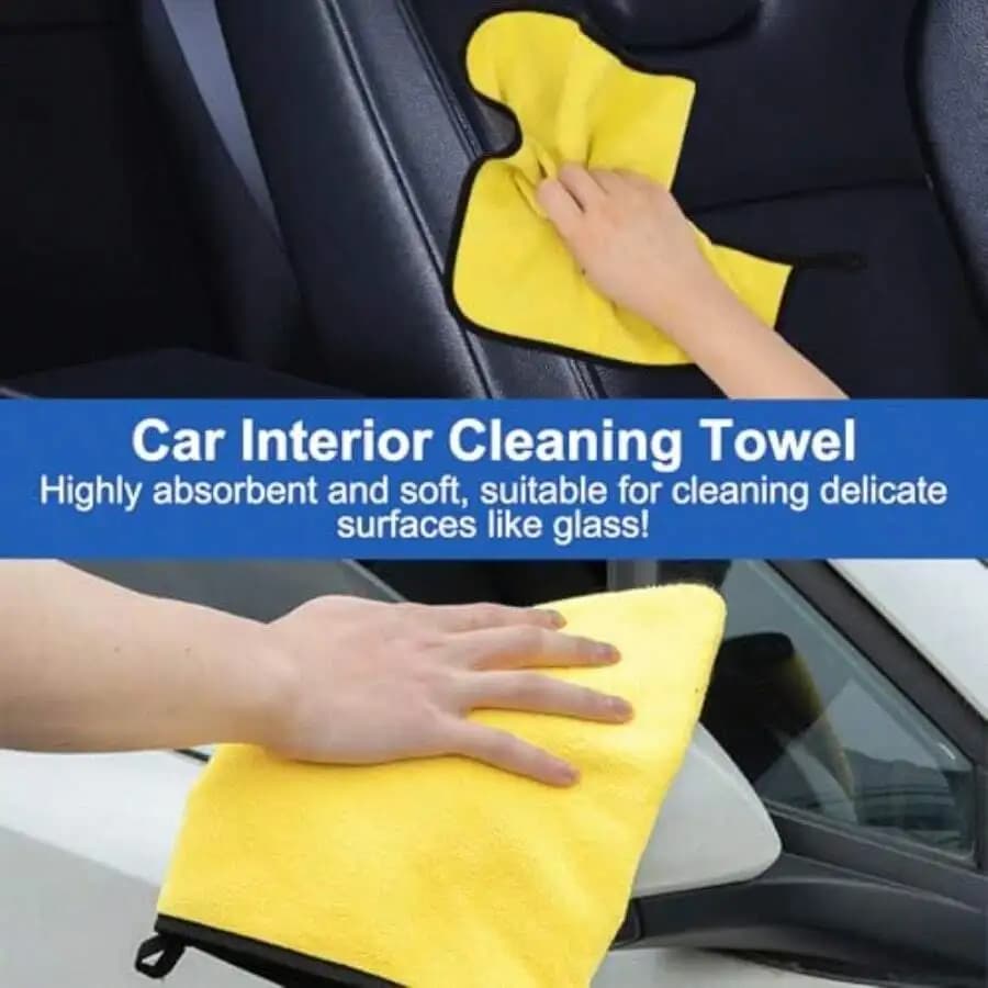 Car Interior Duster Detailing Brush Set Cleaning Gel Kit Soft Microfiber Towels Dash Vent Dusting Car Slime Putty Detailing