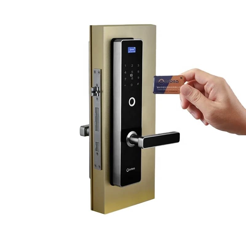 Orbita Serrature intelligenti per impronte digitali Serratura per porta wireless per impronte digitali di sicurezza domestica