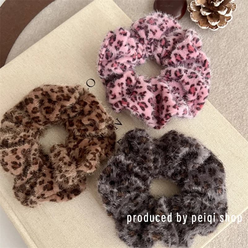 Elastic for Soft Hair with Leopard Print, Elastic Waist for Women, Pj-1000 Hair Accessories