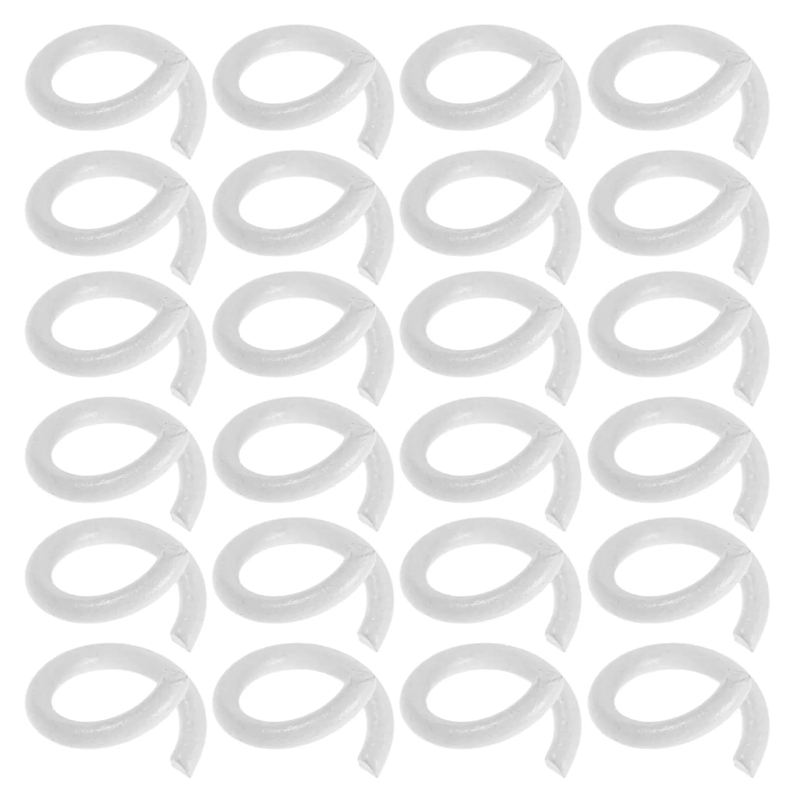 200Pcs Metal Loose Leaf Binder Rings 0.2 Inch Diameter Open Clasp Book Rings for Flash Cards Planner Notes Index Cards Craft