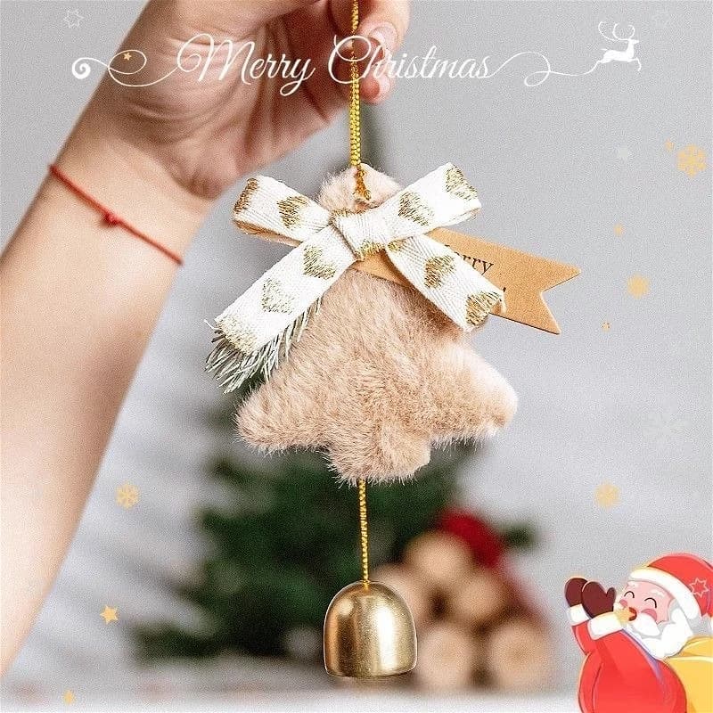 Adorable Holiday-Ready Xmas Tree Wind Chime | Festive Hanging Home Accent for Wall Hooks & Xmas Gift Giving