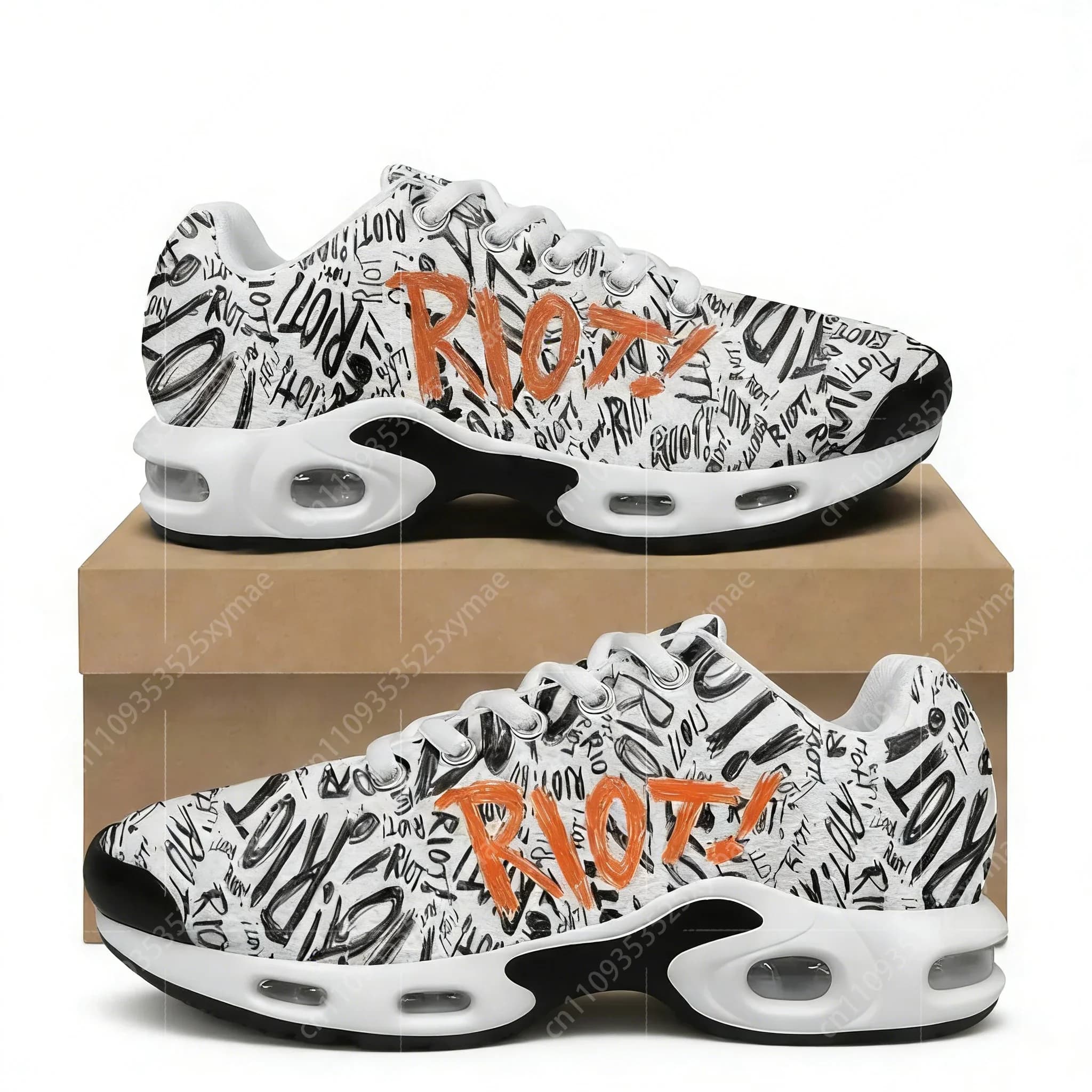 Paramore Air Cushion Sneakers Pop Music Rock Band Men Women Teenager Lightweight Sports High Quality Custom Leisure Mesh Sneaker