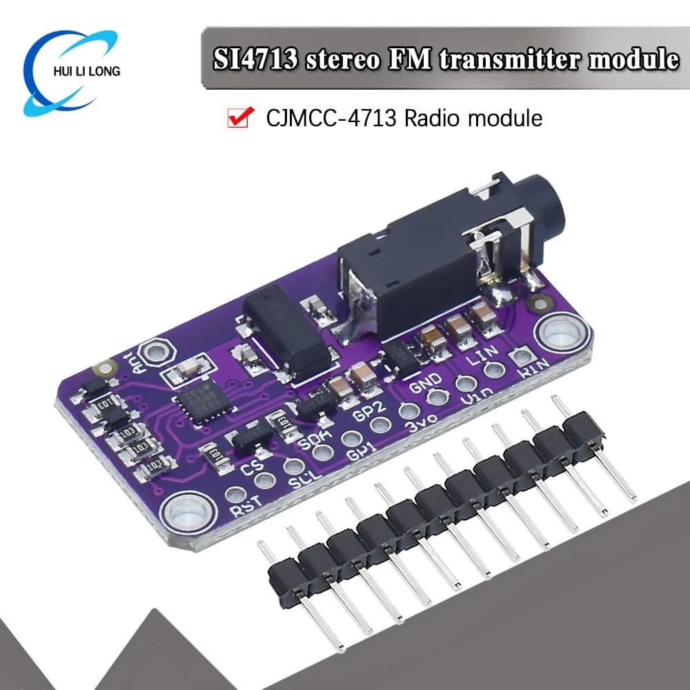 FM transmitter SI4713 stereo frequency modulation CJMCU-4713 DC 3-5V for arduino
