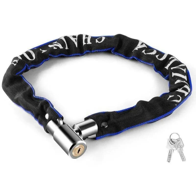 Lucchetto a catena antifurto - Esteso e rinforzato anti-taglio per bici elettriche e mountain bike