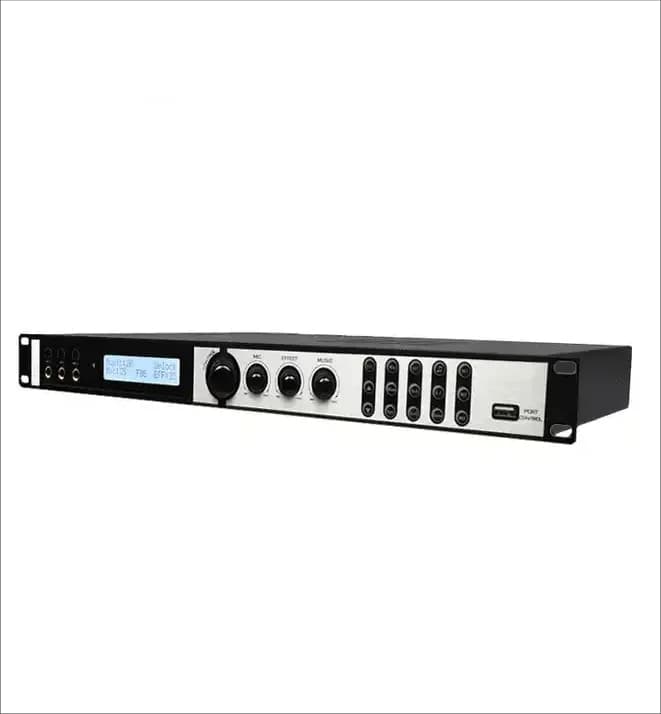 Macchina per karaoke audio professionale di vendita calda con ampio processore di video e illuminazione con effetti sonori