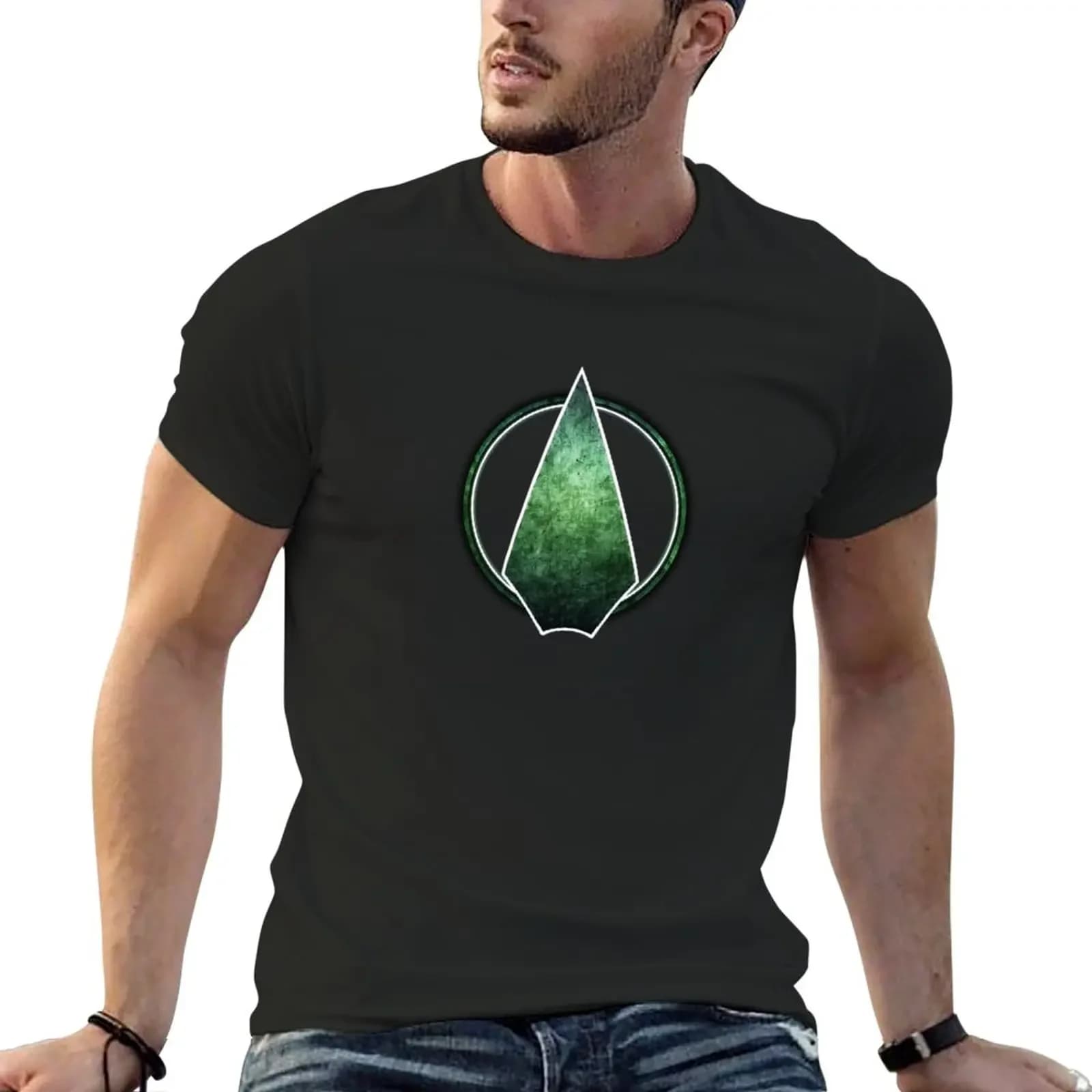 New Green Arrow Shirt Custom Design 2 t-Shirt abbigliamento vintage cute top maglietta da uomo