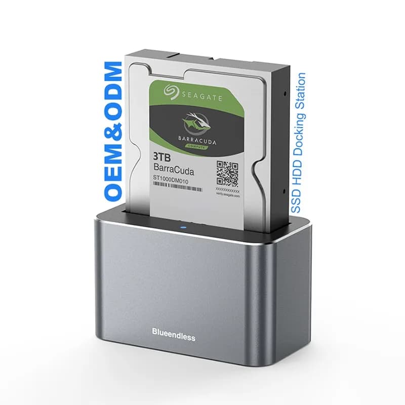 Docking station per disco rigido SAS/SATA per disco rigido esterno per disco rigido SAS SATA HDD SSD da 2,5 pollici 3,5 pollici