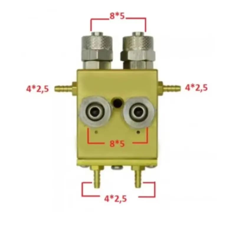 Turbine Fittings, Push-pull Water Transfer Valves Total Gas Switch Water Bottle Gas Switch Copper Dental Water Source Saliva