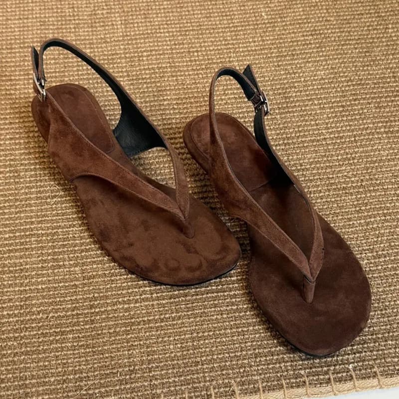 Women's Sandals Fashion Herringbone Pinch Toe Sandals Summer Open-toe Beach Sandal Wedges Heel Roman Sandals Sandalias De Mujer