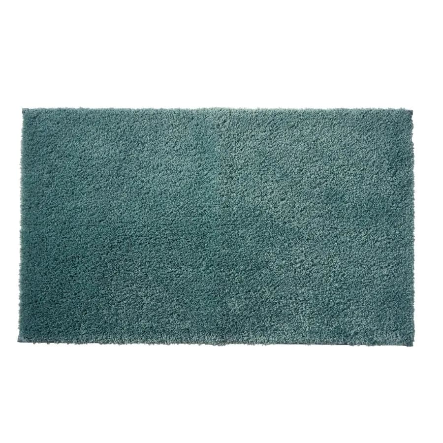 Ultra Soft Bath Rug for Bathroom Non-Slip Absorbent Mat for Shower and Bathtub 20x34 Inches Green