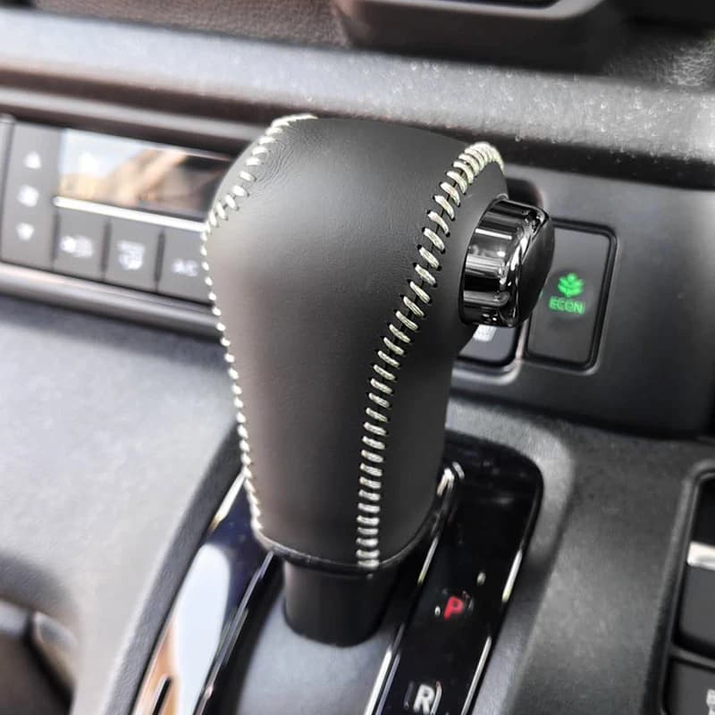 Copri pomello del cambio cucito a mano in vera pelle nappa per Honda N Box (JF5) per Honda Freed Crosstar 2024-2025 Anno
