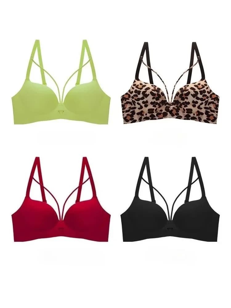 Reggiseno sexy con contorno di ispirazione asiatica | Supporto traspirante di lusso | Bralette riduttore del seno | Design anticaduta regolabile slim fit