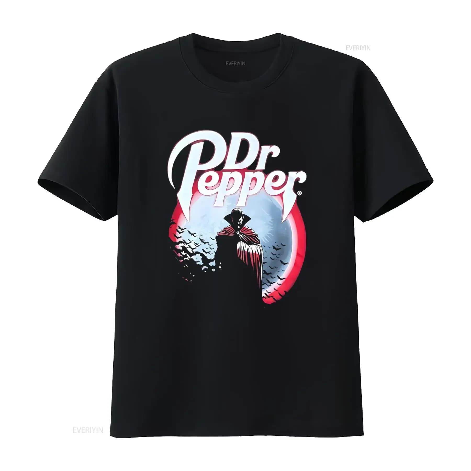 Dr Pepper Vampire Dracula T Shirt Ultra Rare Halloween 2017 XXL Mail Away Pick vintage Washed Top For Everyday Wear Slightly
