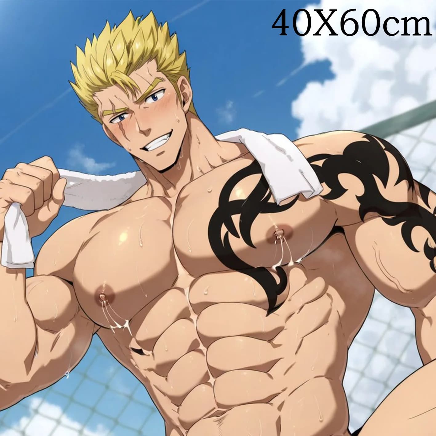 Dakimakura Anime Laxus Pillow Cover Sofa Cushion Double-side Print Throw Pillow Case 40X60cm
