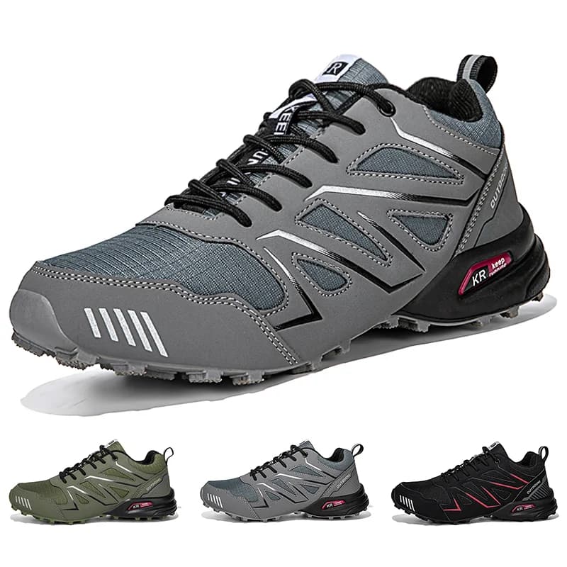 Men's High Quality Hiking Shoes Outdoor Comfortable Hiking Non-Slip Sneakers Mountain Cross-Country Cycling Shoes