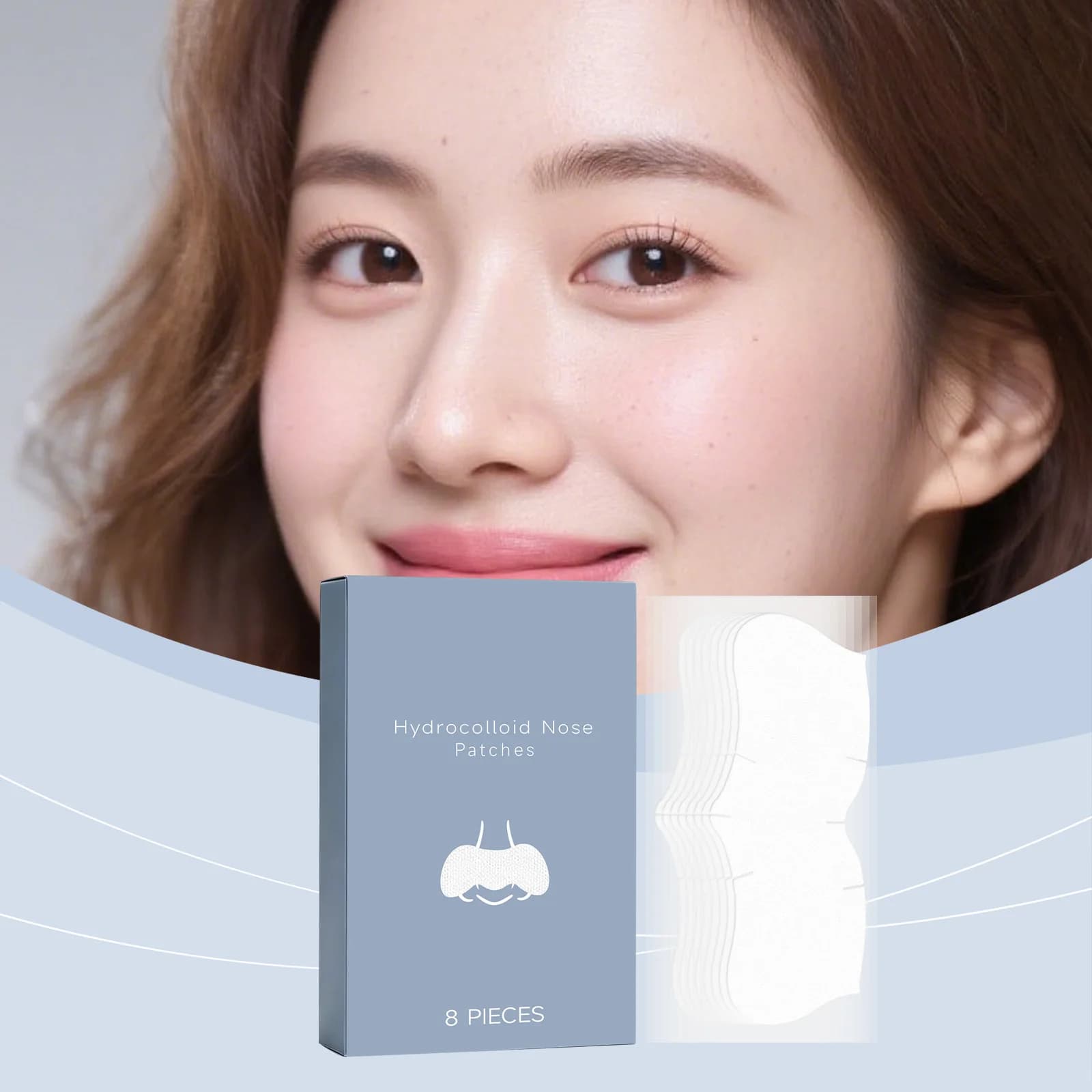 Purifying Strips for the nose with Delicate Ingredients for the Removal of Black Points, Hydrating and Nutrients for the skin, Daily Care Strips of the nose