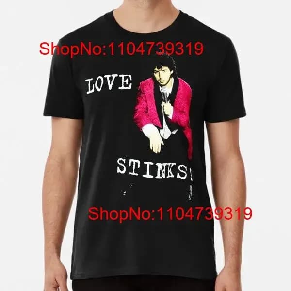 1998 il cantante del matrimonio Vintage LOVE STINKS T Shirt S 5XL Miglior vintage lavato elegante unisex morbido top casual per l'uso quotidiano