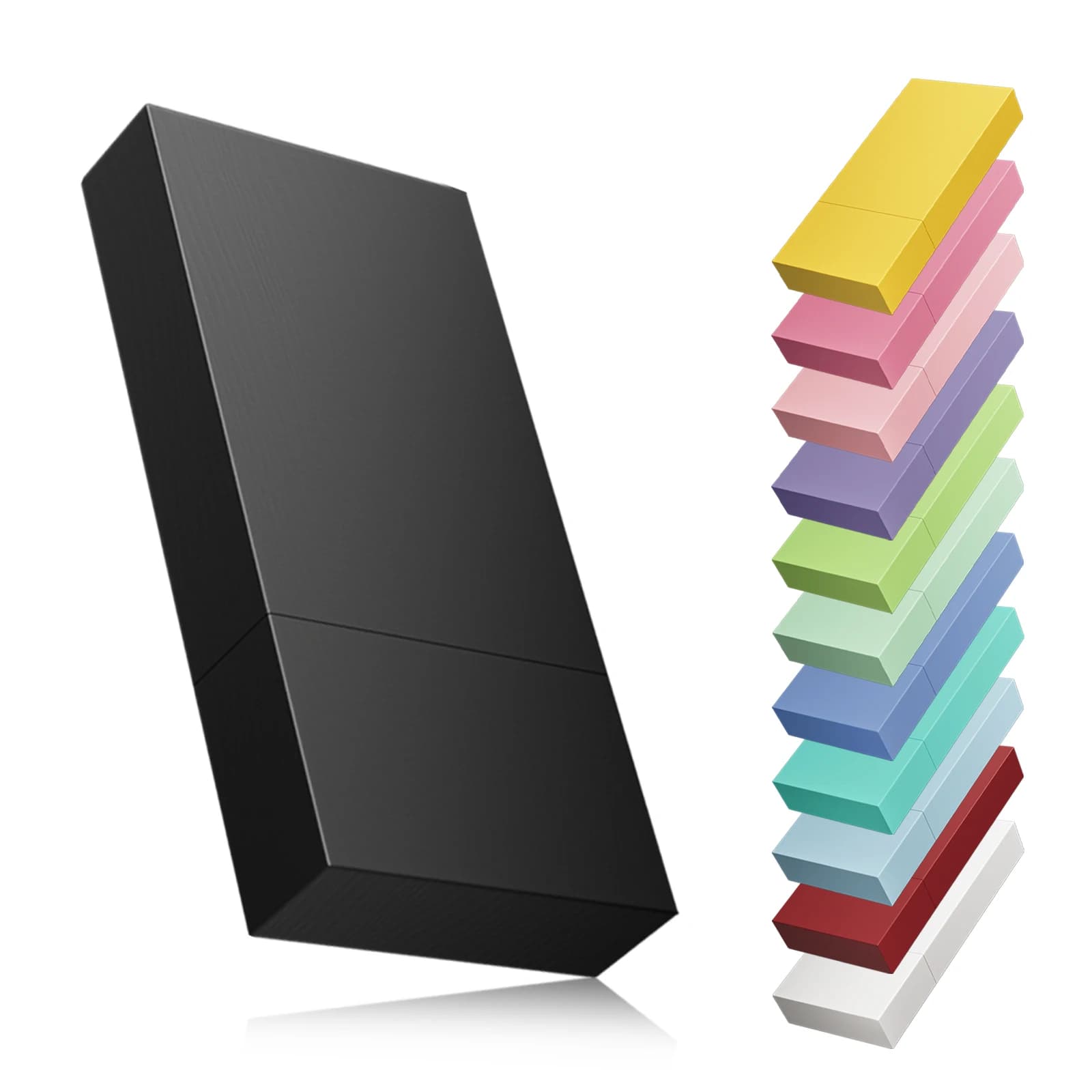 Colorful Wooden USB Flash Drive 128GB Creative Gift Pen Drive 64GB Red Black White Pink Memory Stick Storage Device Pendrive 32G
