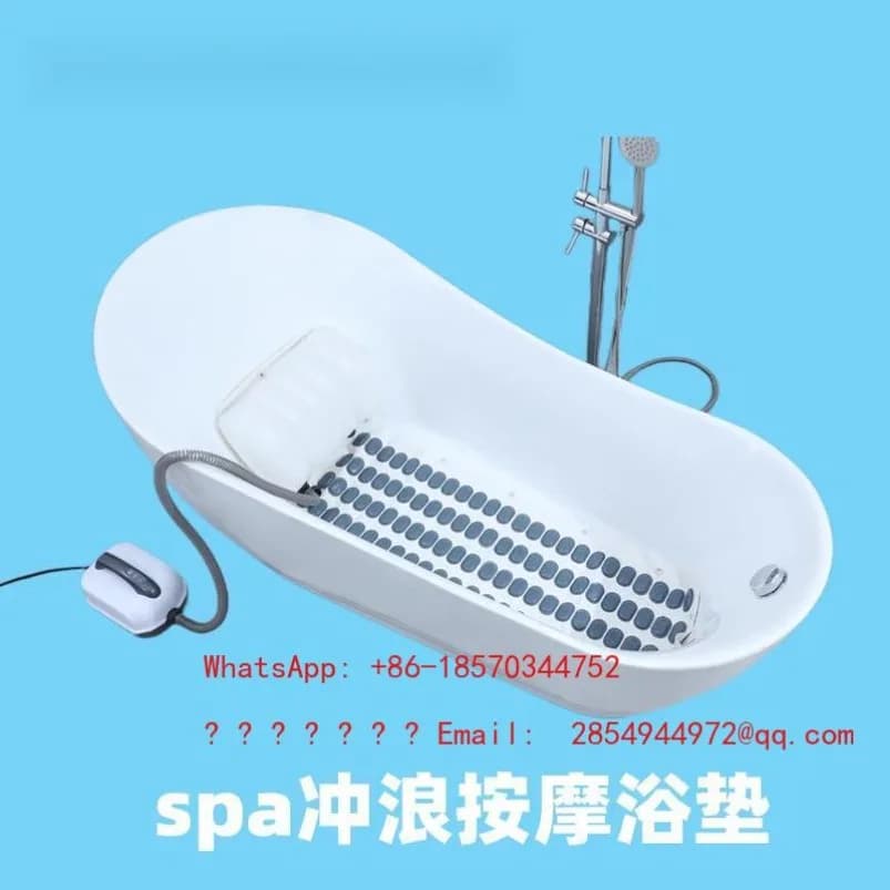 Tappetino Massaggiante per Casa, Macchina per Bolle da Bagno SPA, Macchina per Massaggio Completo del Corpo Antiscivolo