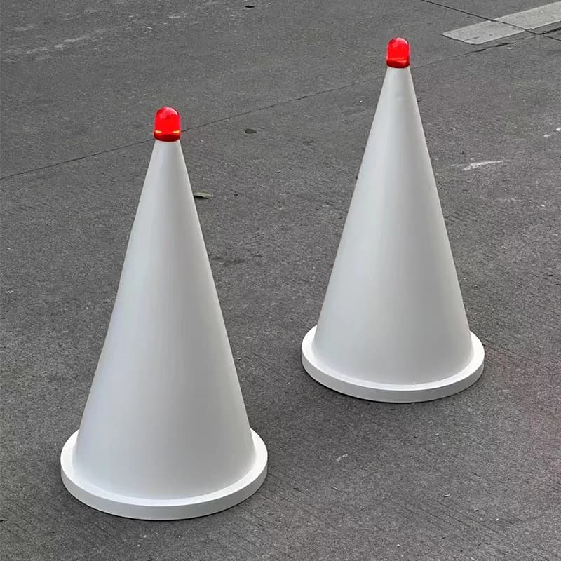 Tabellone stradale cono personalizzato in ferro battuto impermeabile secchiello per gelato design nicchia INS cartellone a vento personalizzato