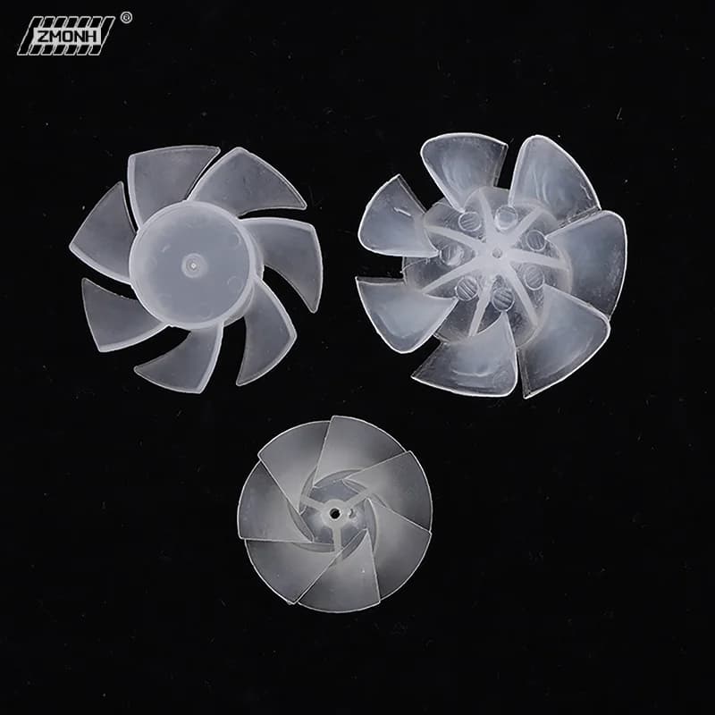 [H] 1 Pezzo di Pale per Ventilatore in Plastica a 7 Lame, Diametro Esterno 35mm/42mm/50mm/65mm, Pale di Raffreddamento in Plastica per Asciugacapelli