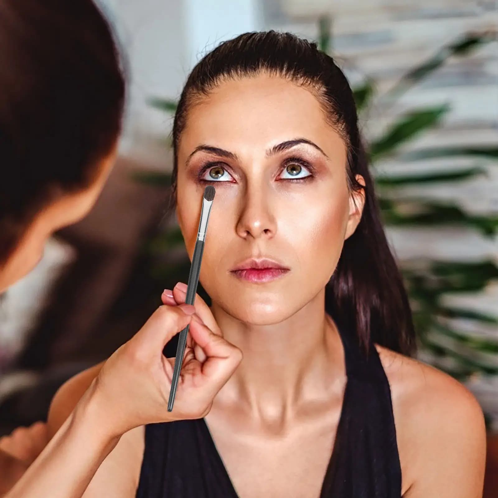Portable Lightweight Skin-Friendly Eye Shadow Brush Set for Women Girls Blending Eyeshadow Lipstick Application Makeup Tool