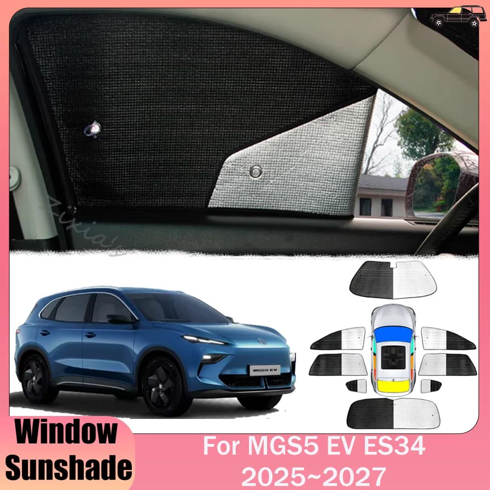 Per MGS5 EV ES34 2025~2027 2026 Parasole in Alluminio per Finestrini Auto, Protezione per Tetto e Parabrezza, Accessori Parasole