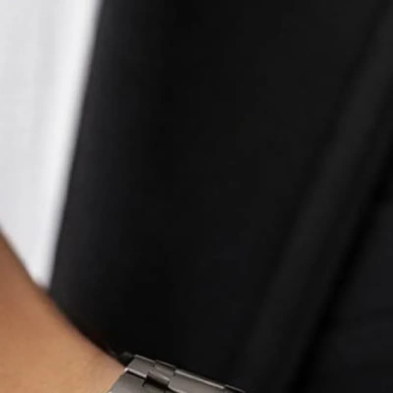 Stainless Steel Replacement Watch Strap Fits for Swatch X Royal Pop Replacement Watch Band Modern Integrated Bracelet Look