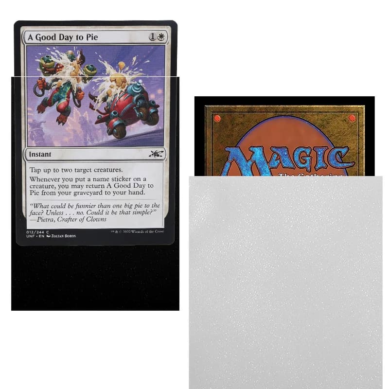 100 PZ 66x91mm Opaco Dimensioni Standard Buste Per Carte Nero Indietro TCG Carte Collezionabili Protezione Tarocchi Scudo Gioco Da Tavolo Copertura Magica PKM