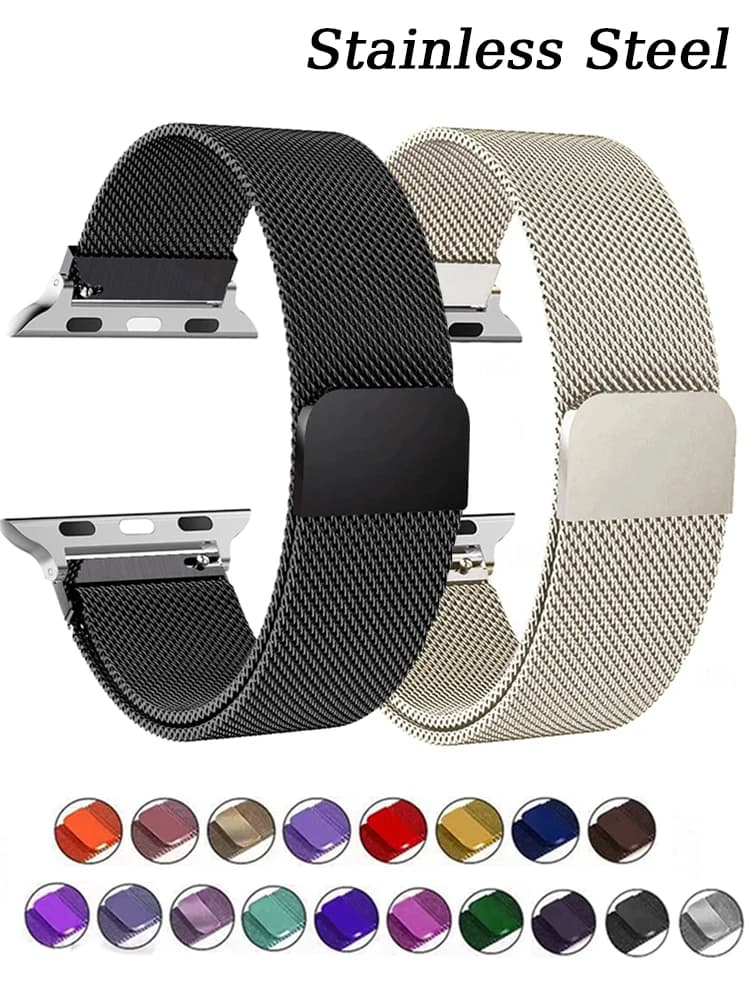 Stainless steel bracelet for apple watch 45mm 44mm 41mm 40mm Metal bracelet for apple watch series 9 8 7 6 5 4 SE Ultra-2 49mm