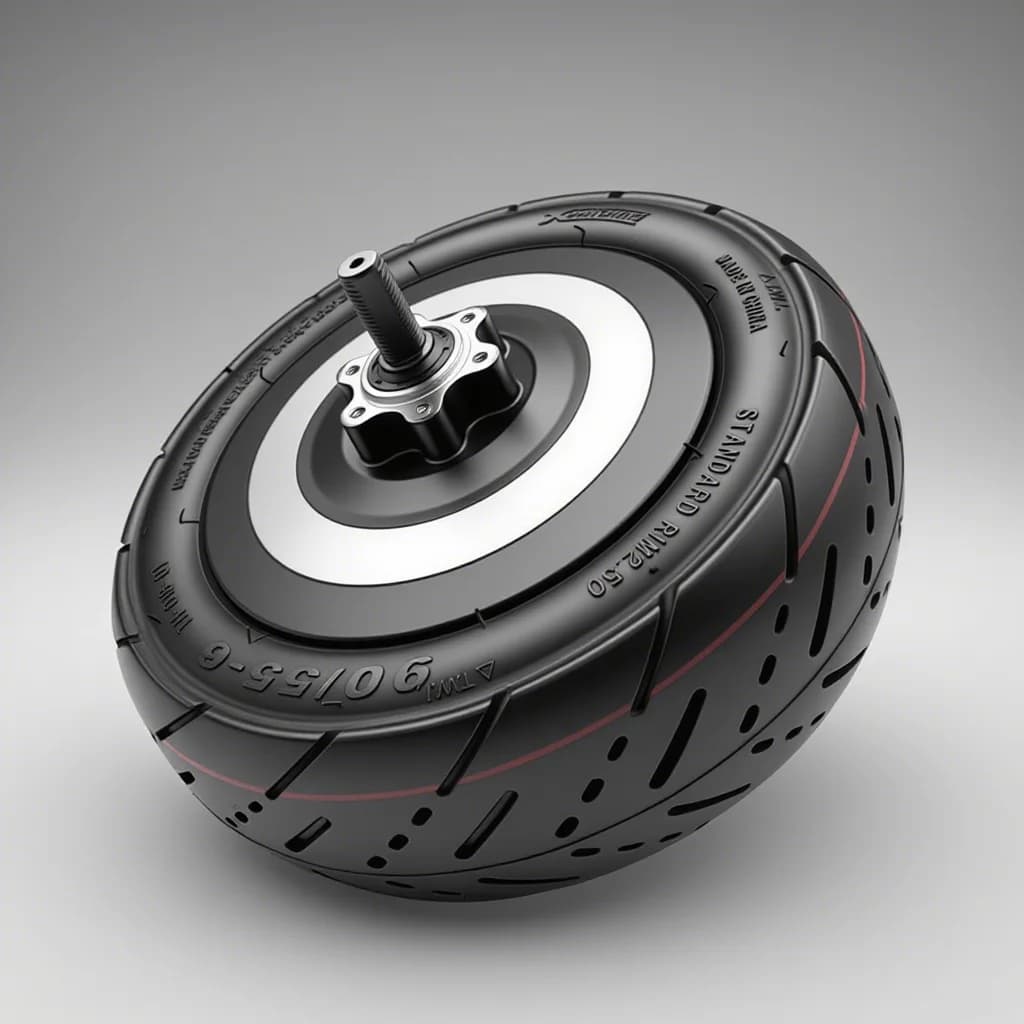 Nuovo Motore 36V 500W per Ruota da 10 Pollici, Freno a Disco, Ricambio e Accessori per Scooter Elettrico 2025