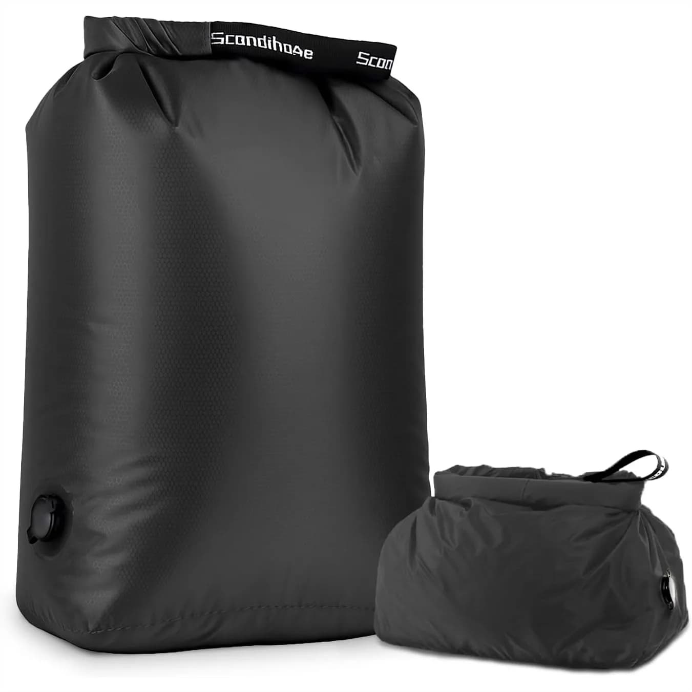 Borsa da viaggio per biancheria con compressione senza pompa, borsa impermeabile per vestiti sporchi da valigia, borsa riutilizzabile per indumenti bagnati e asciutti, per viaggi su strada