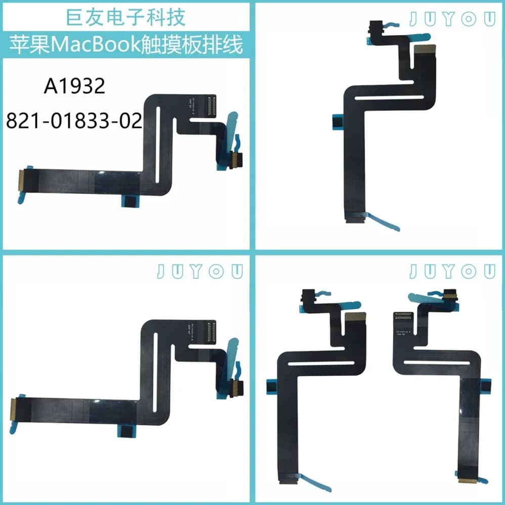 Cavo Flessibile di Ricambio per Touchpad e Scheda Logica per MacBook Pro A1932 Modello 2018 821-01833-02, Parte di Ricambio Compatibile per Laptop
