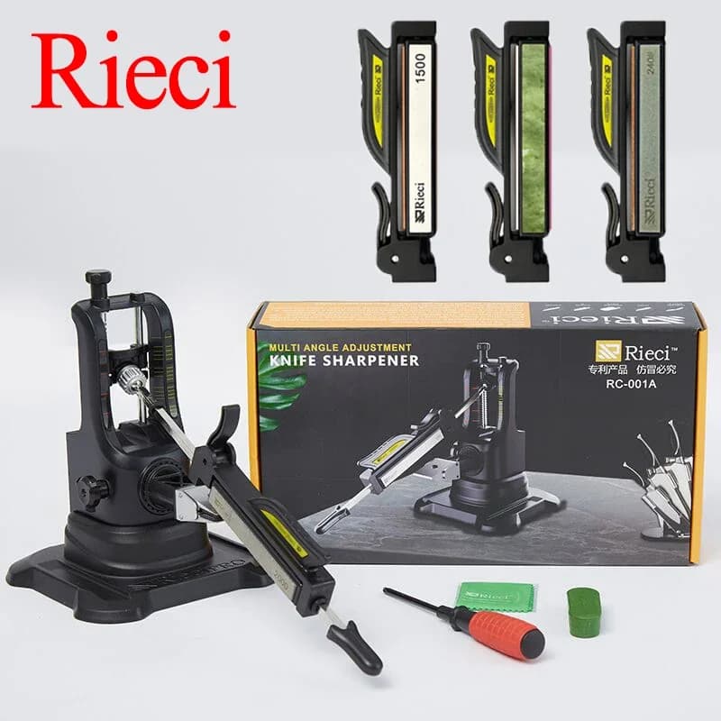RSCHEF Chefs Professional Best Cucina Affilatura Coltello Sistema Affilacoltelli Angolo fisso Pietra per affilare diamantata Pietra per affilare