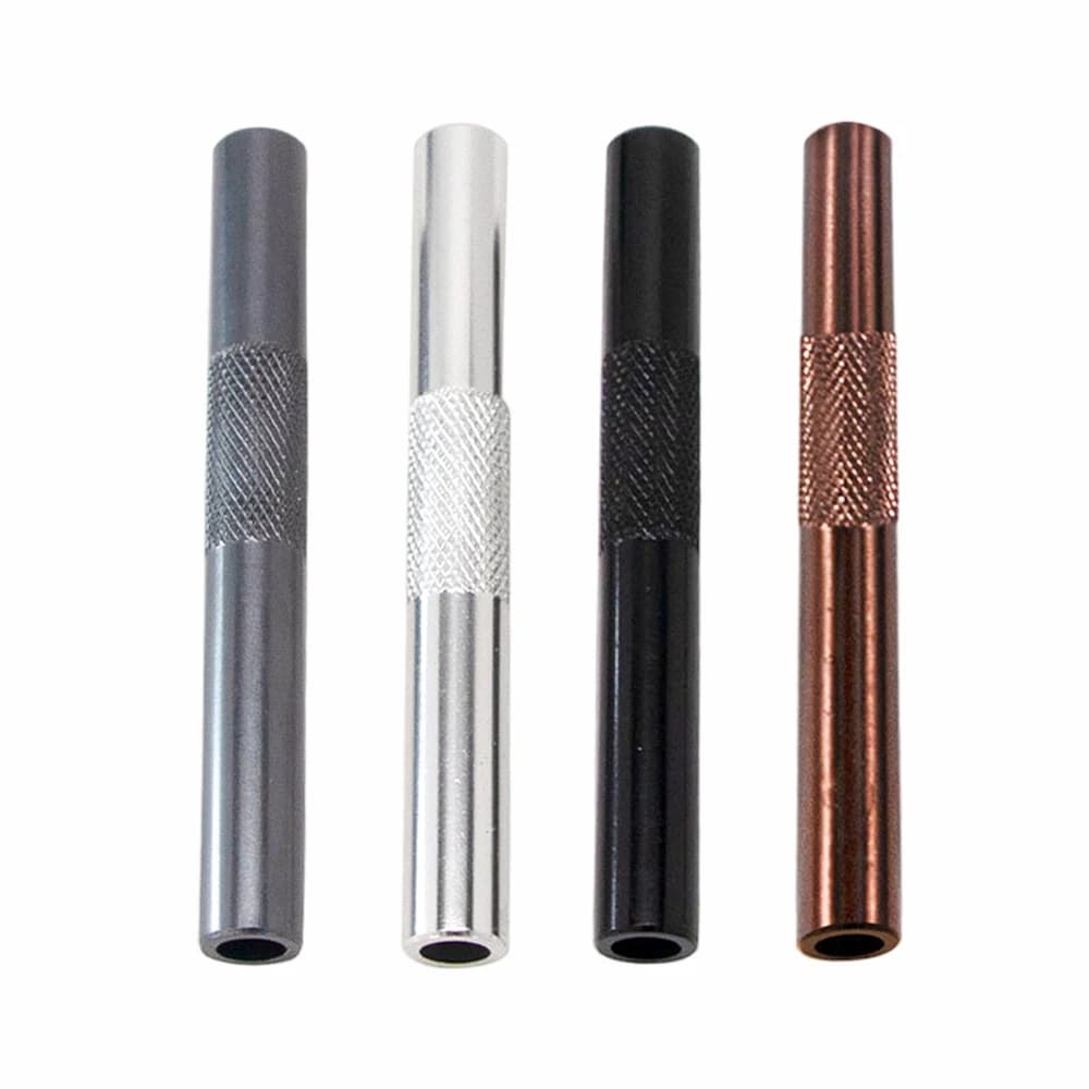 Metal Straw Cool Gadget for Men Aluminium Alloy Tube Portable Metal Smoke Pipes