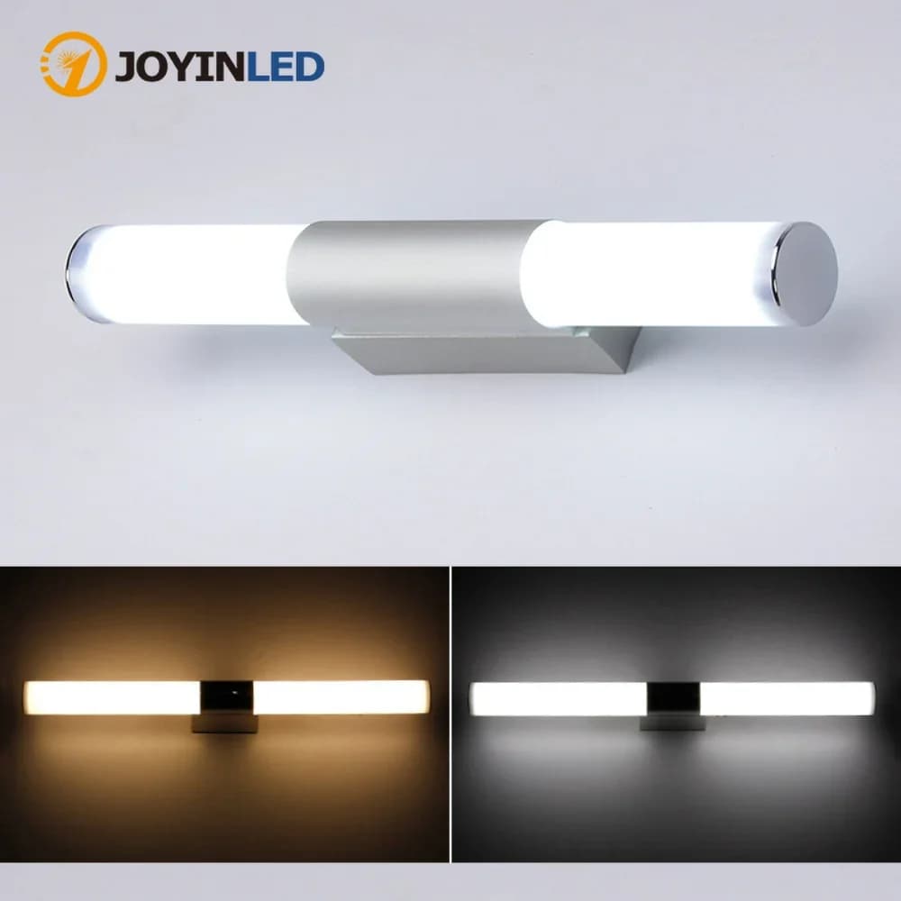 1pc Lampade da bagno moderne sopra lo specchio 16W 22W Lampada da bagno per luci da parete del corridoio del bagno Bianco caldo freddo