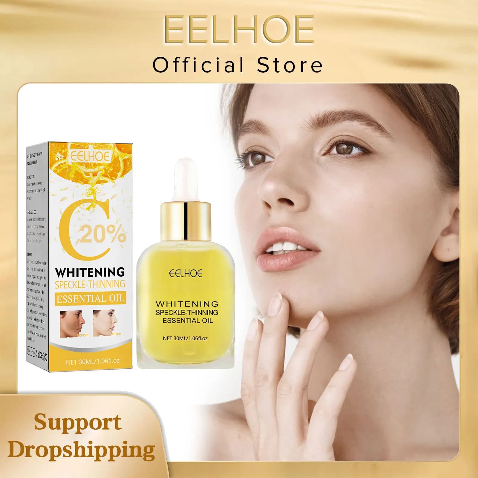 EELHOE vitamin C serum for the face nourishing also skin tone brightening arbutin products for skin care serum face moisturizing melanin