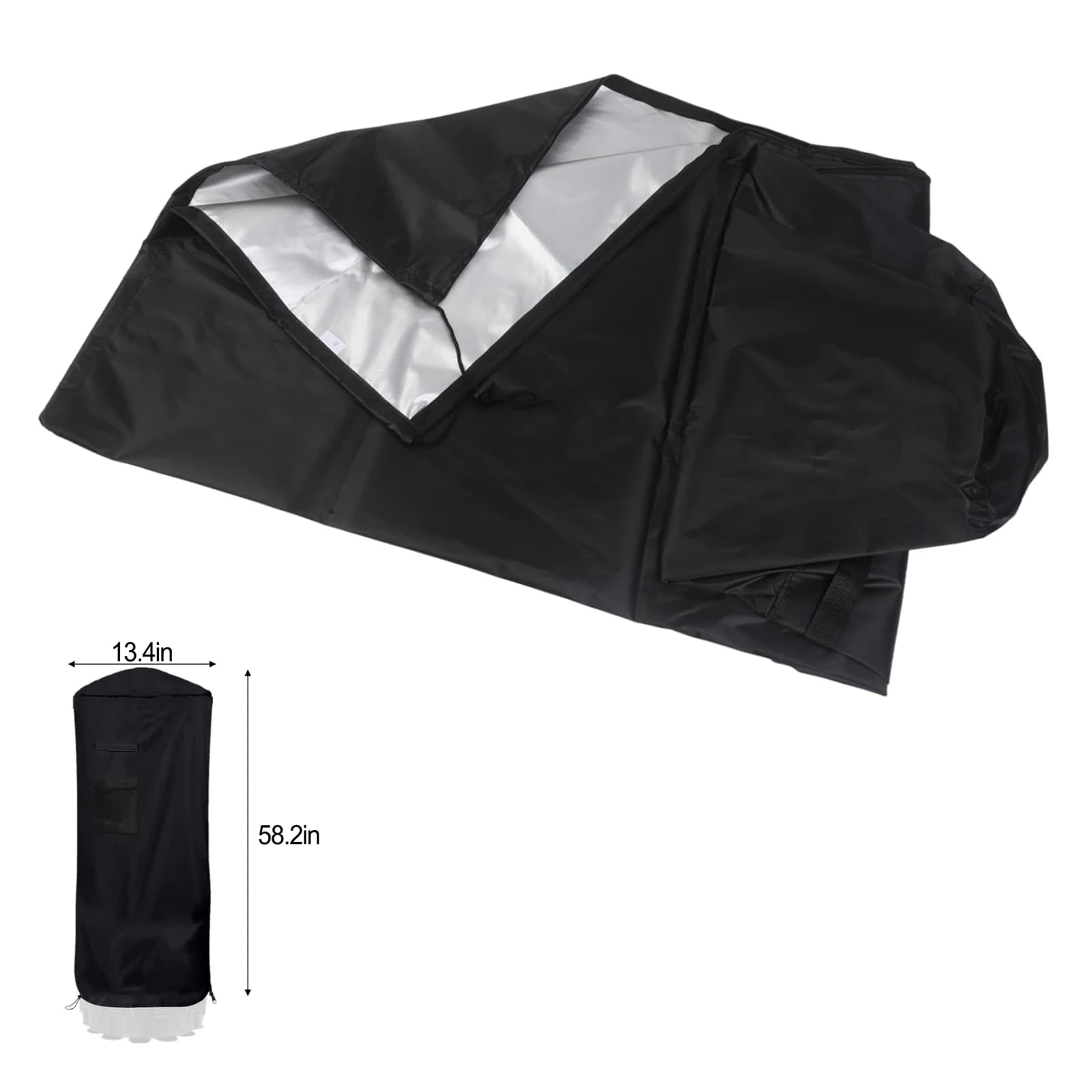 Copertura per Sacco da Boxe Autoportante per Esterni in Tessuto Oxford 210D con Coulisse Regolabile, Protezione per Tutte le Condizioni Atmosferiche